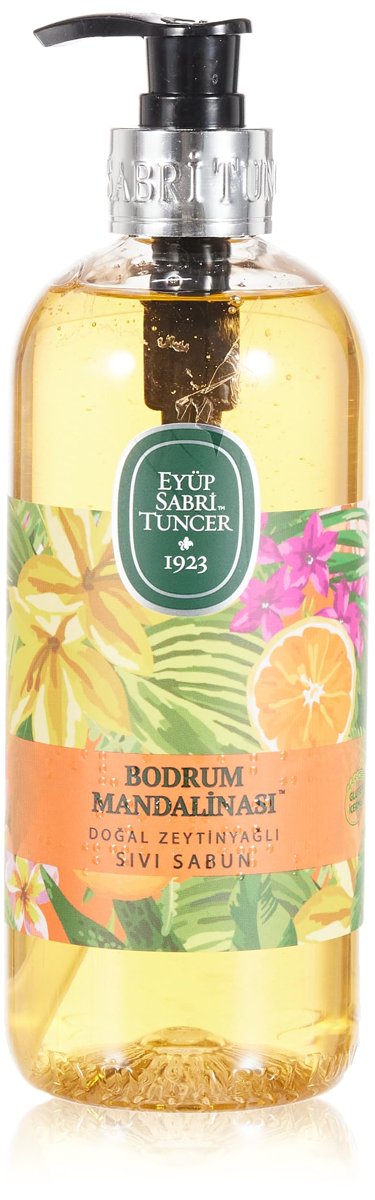 Eyüp Sabri Tuncer Doğal Zeytinyağlı Sıvı Sabun Bodrum Mandalinasi Pet Şişe (500 ml)