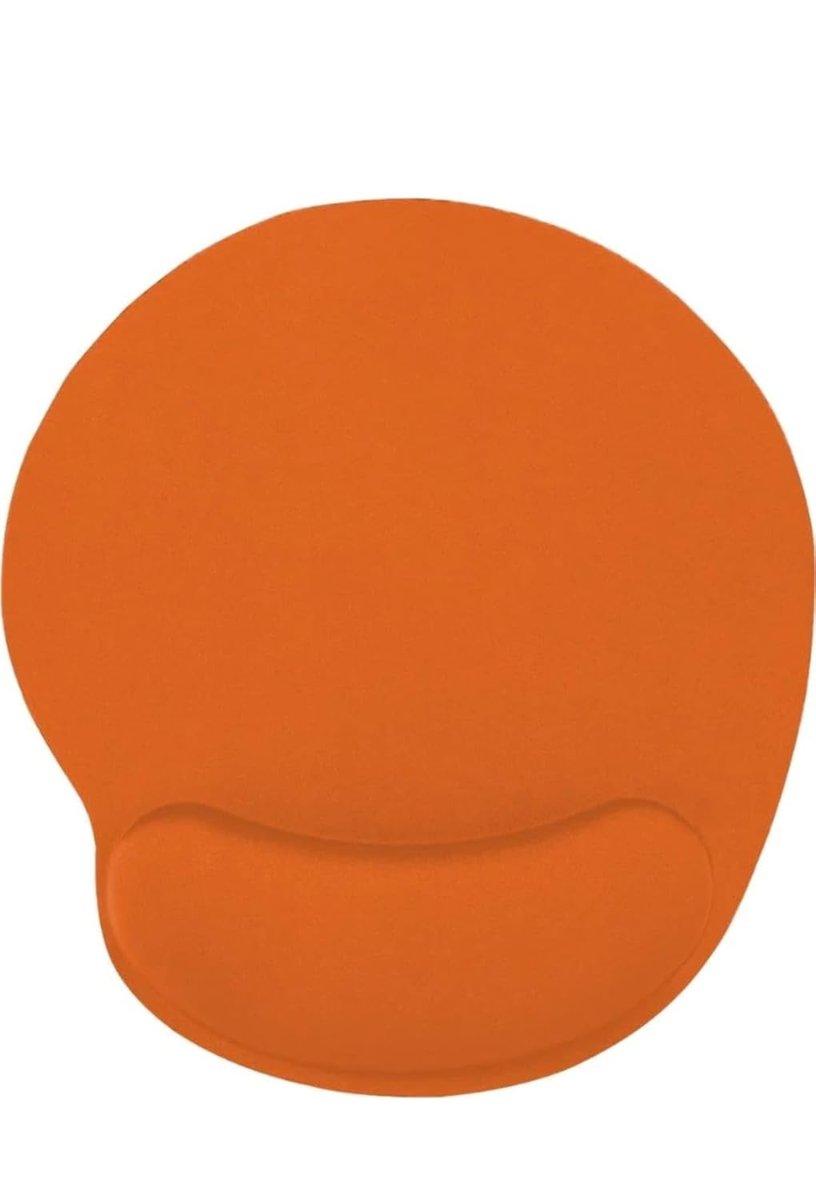 Sogex Bilek Destekli Jel Mouse Pad,Ergonomik Kaymaz Taban,Oyun ve Ofis için Fare Altlığı,Suya Dayanıklı (TURUNCU)
