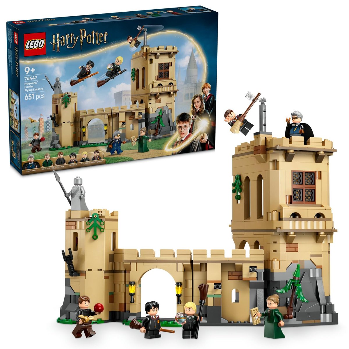 LEGO Harry Potter Hogwarts Şatosu: Uçuş Dersleri 76447-9 Yaş ve Üzeri Çocuklar ve Yetişkinler için K