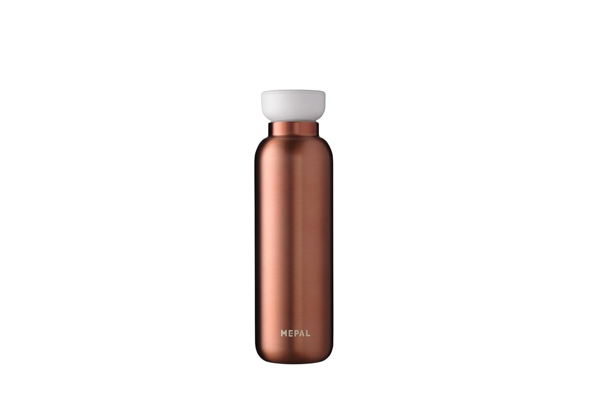 Mepal Thermo Ellipse 500 ml pembe altın – içecekleri uzun süre soğuk veya sıcak tutar – paslanmaz çelik içecek şişesi – çift duvarlı yalıtımlı – sızdırmaz, polipropilen