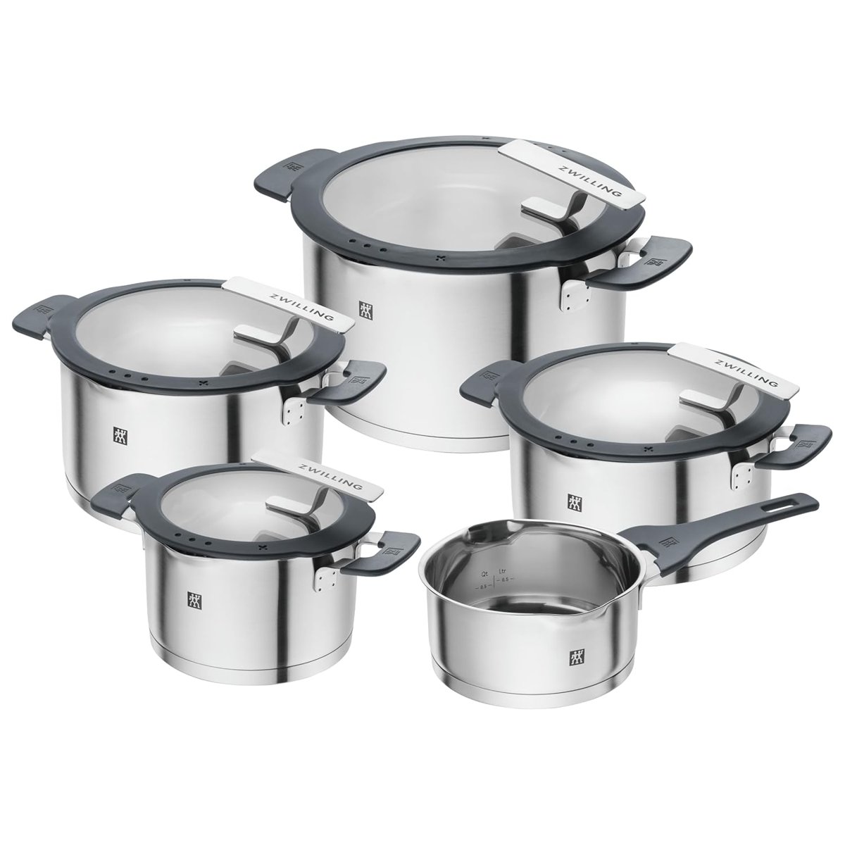 ZWILLING Simplify Tencere Seti, 5 Parça, Paslanmaz Çelik