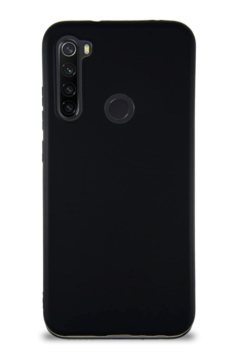 KZY İletişim Xiaomi Redmi Note 8 ile Uyumlu Kılıf Soft Premier Renkli Silikon Kapak - Siyah