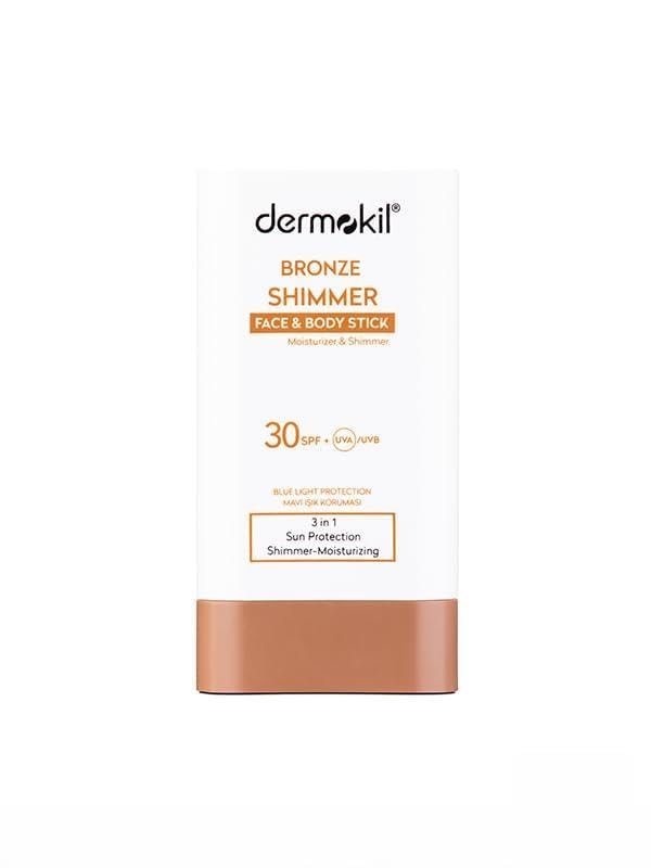 Dermokil Bronze Shimmer Face ve Body Stick SPF 30 20 gr