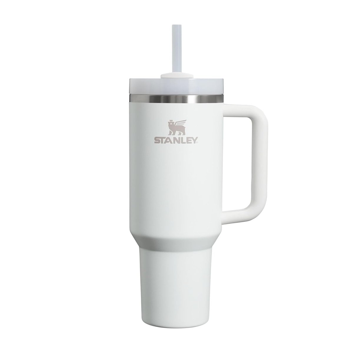 STANLEY Quencher H2.0 FlowState Pipetli Termos Bardak 1.18 Litre - Beyaz (Frost) | Paslanmaz Çelik