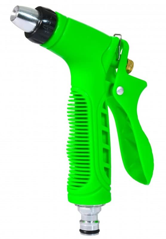 Kupa Metal Uçlu Otomatik Tabanca, Ayarlanabilir Metal Uçlu Bahçe Sulama Tabancası, 1/2" Hortum Çıkış