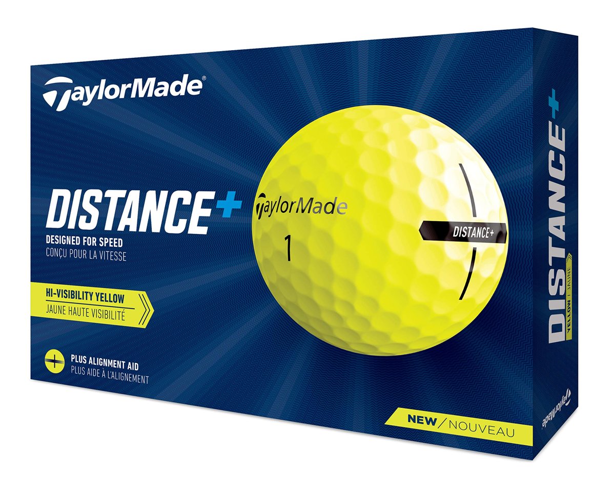 TaylorMade Yellow Distance+ Golf topları 2021