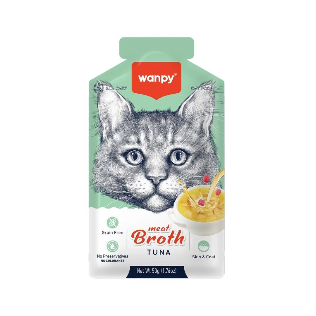 Wanpy Kediler için Ton Balığı Eti Çorbası 50g