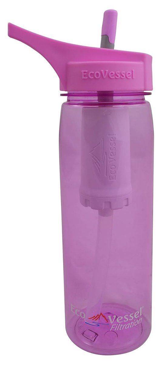 Eco Vessel Aqua Vessel Ultra Filtre Tritan Termos 0.75 lt, Pembe