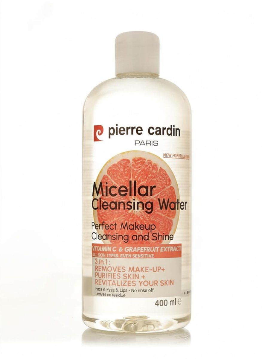 Pierre Cardin Gently Cleansing Micellar Water with Pink Grapefruit  Vitamin C - Makyaj Temizleme Suyu 400 ml