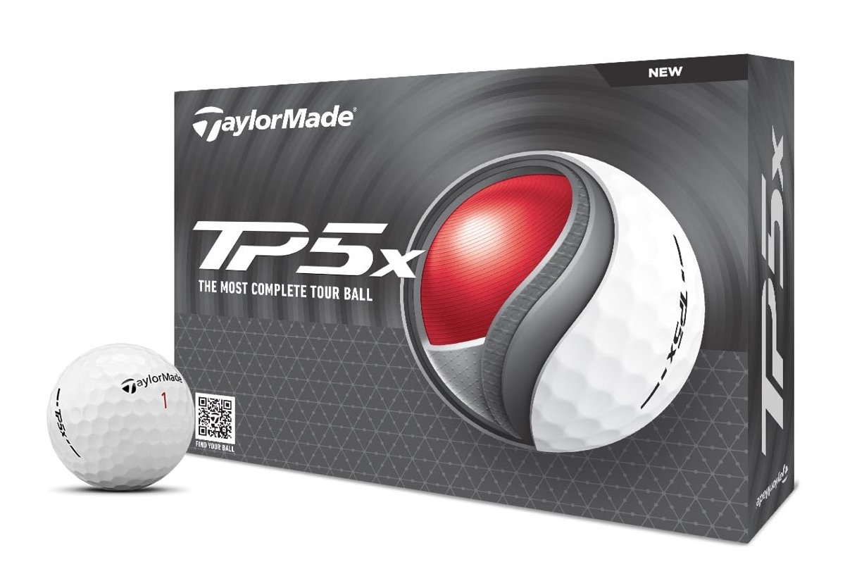 TaylorMade Golf 2024 TP5x Golf Topları Bir Düzine