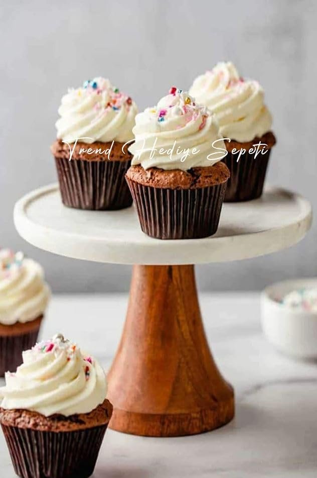 Trend Hediye Sepeti Takribi 200 Adet Büyük Boy Kahverengi Muffin Kek Kalıbı, Cupcake Kağıdı, Browine