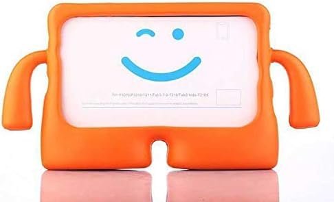Babilden Samsung Çocuklar İçin Kılıf Ağır Hizmet Darbeye Dayanıklı Kılıf Çocuklara Dayanıklı Koruyucu Çocuk Kılıfı Standlı (Turuncu, Tab A9 X110/T290/A7 Lite T220/Galaxy Tab A11)
