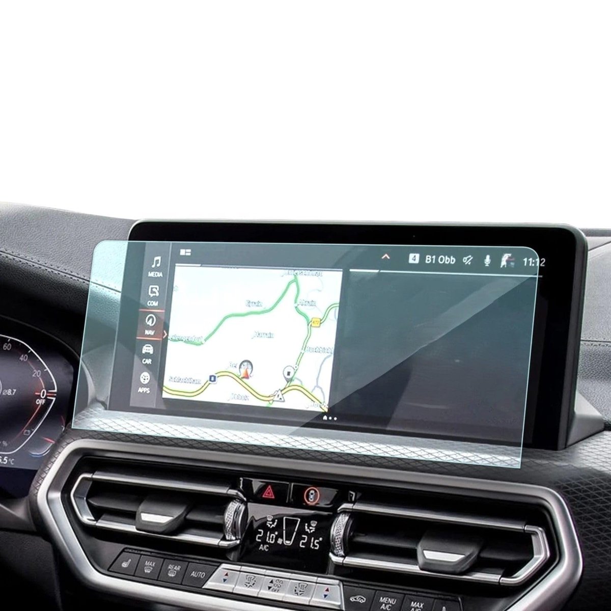 BMW X3 2022 Uyumlu 12.3 İnç Navigasyon 9H Nano Ekran Koruyucu
