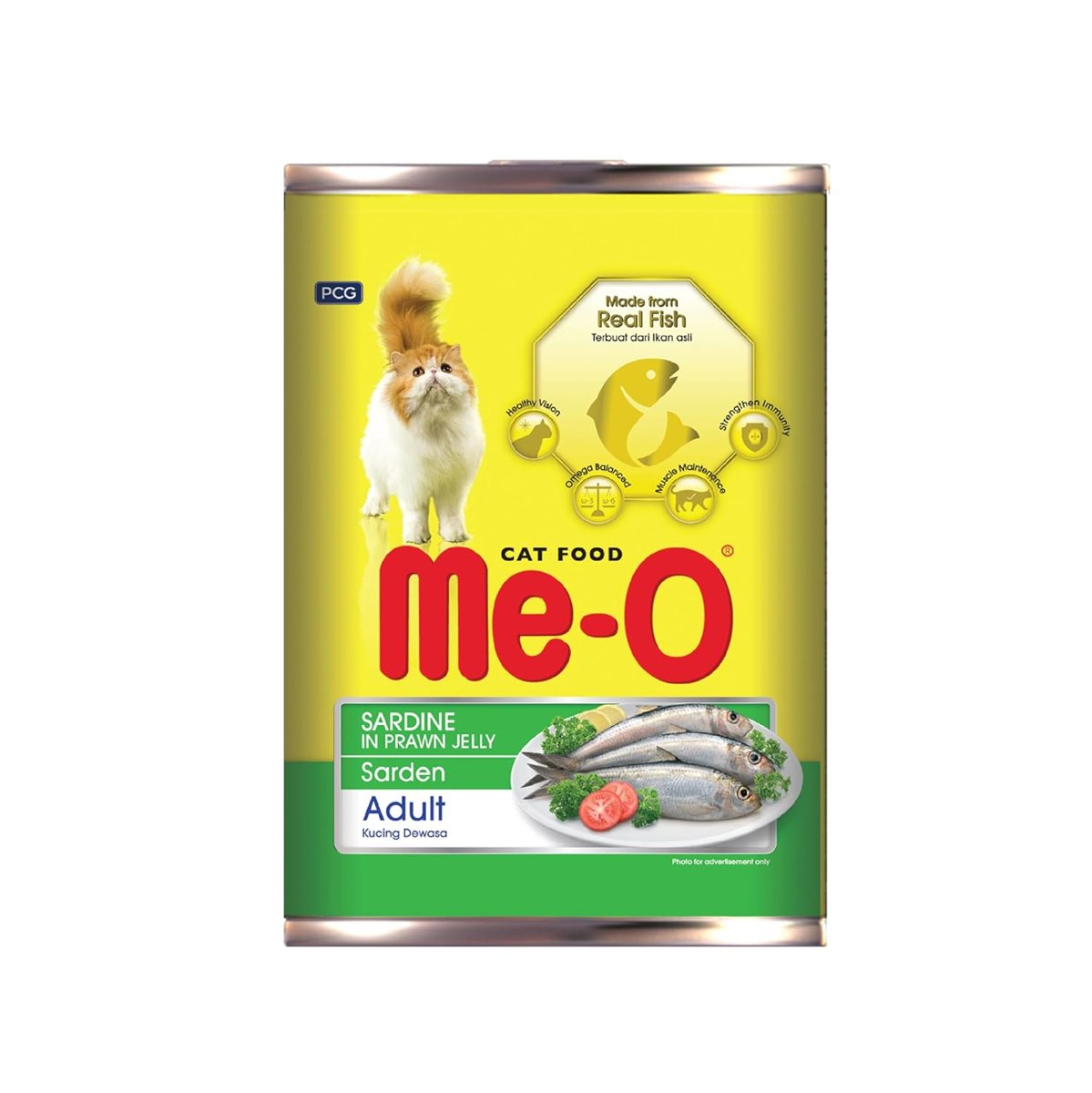 Me-O Canned Sardalya Karides Soslu Kedi Konserve, 400 gr