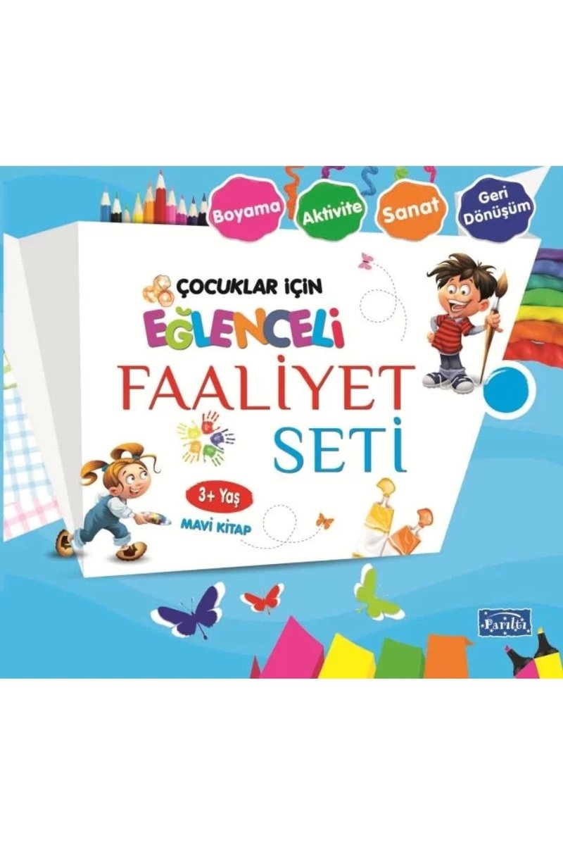 Eğlenceli Faaliyet Seti Mavi Kitap – 3 Yaş Üzeri