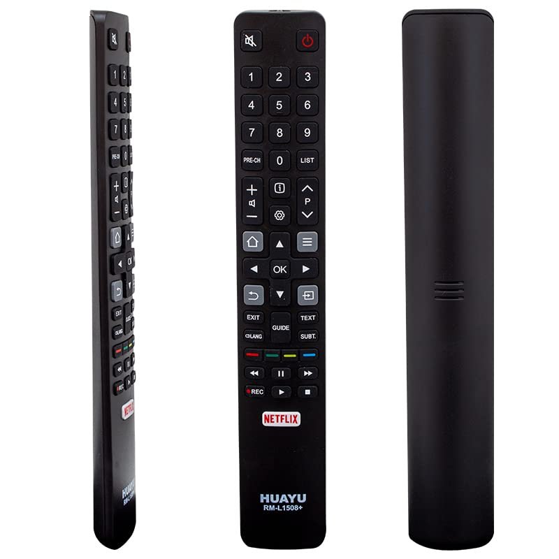BYCONNERS TCL Smart 4K LCD LED TV Uyumlu Uzaktan Kumanda NETFLIX Tuslu RM-L1508+
