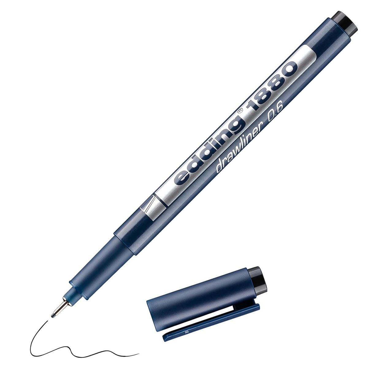 Edding 1880 0.6 Mm Teknik Çizim Kalemi Siyah