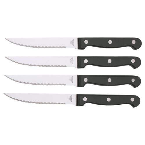 IKEA 4 Adet Bıçak Seti Çok Amaçlı 22 Cm Siyah-Paslanmaz Çelik 4 Lü Set
