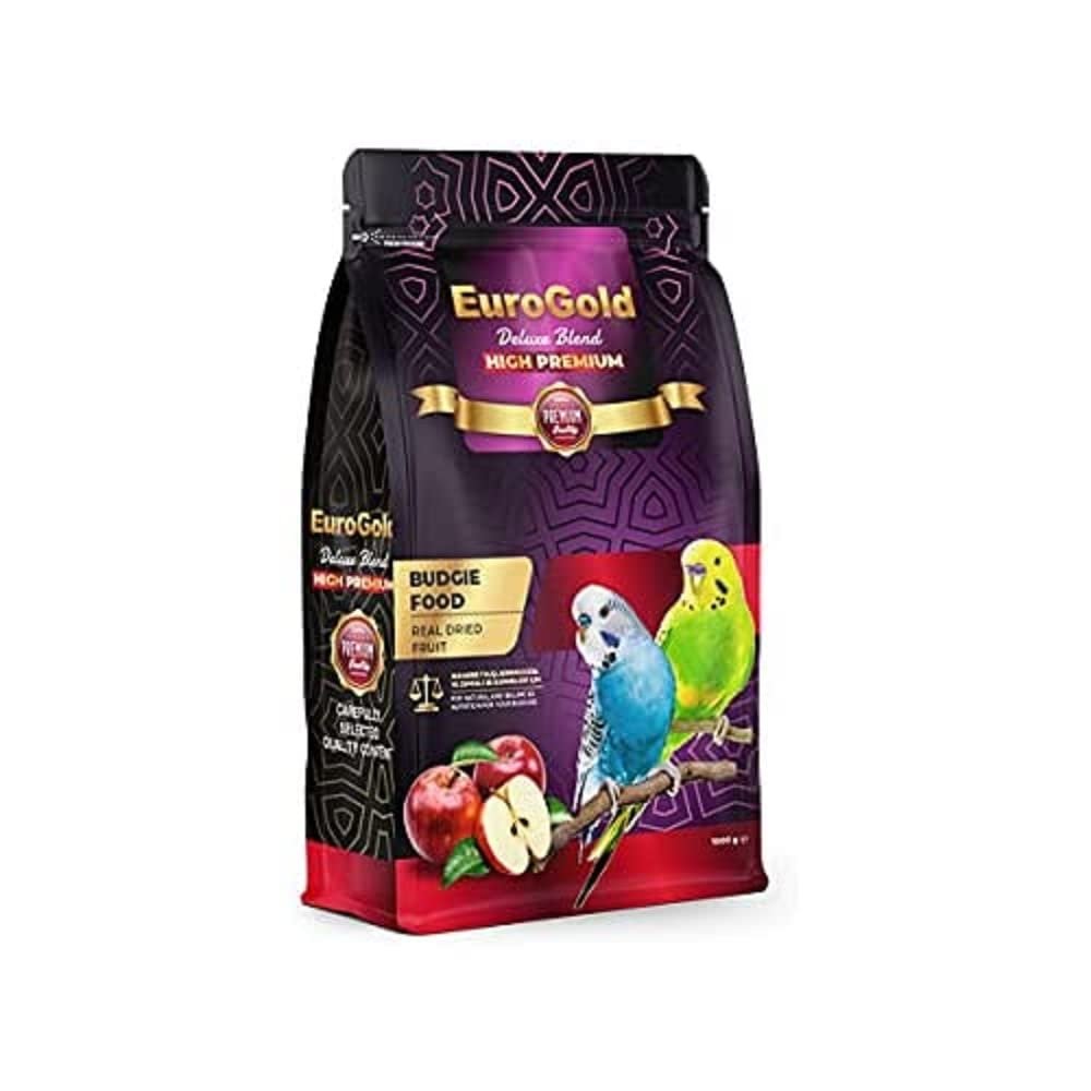 EuroGold Deluxe Blend Gerçek Elmalı Premium Muhabbet Kuşu Yemi, 1 Kg