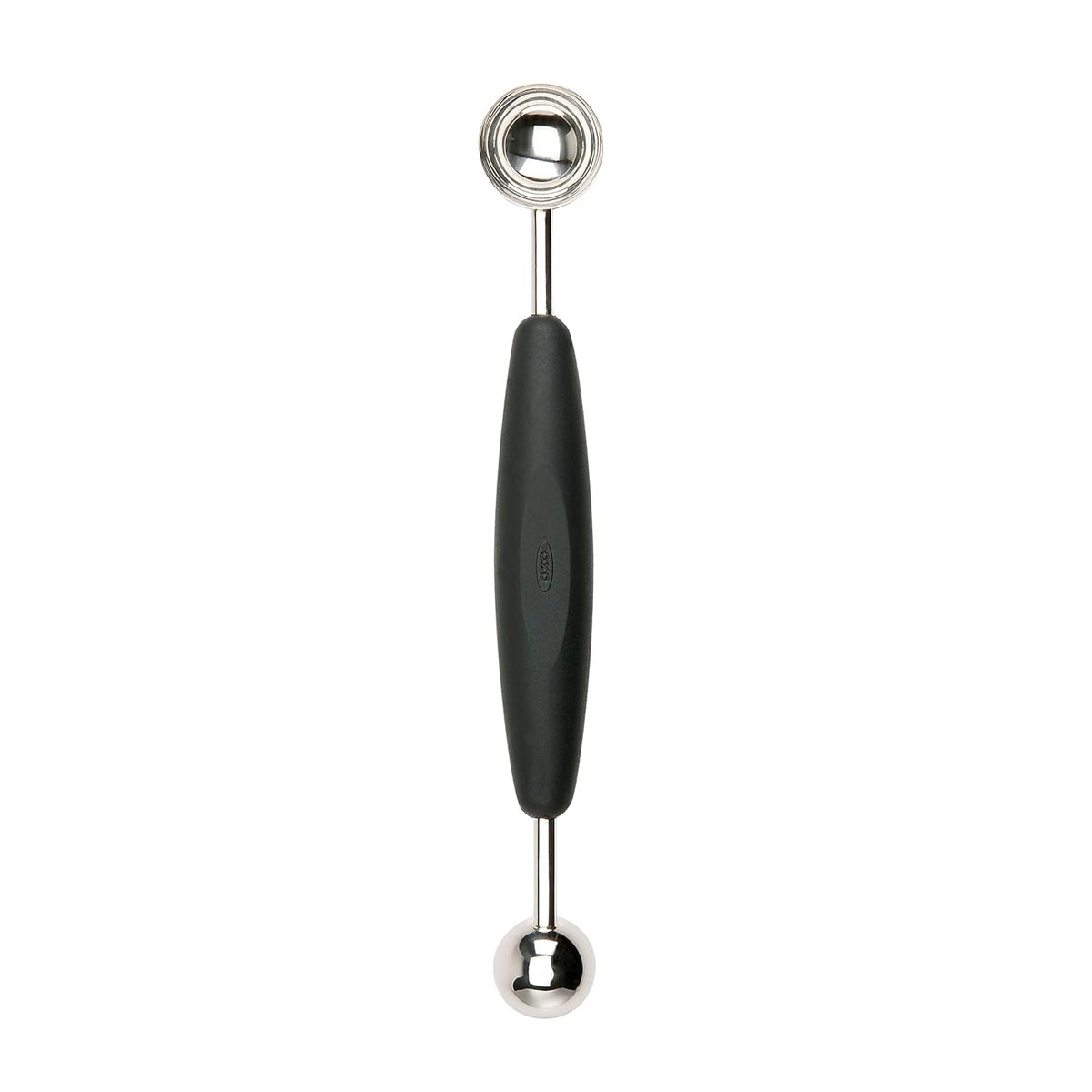 OXO Good Grips Paslanmaz Çelik Kavun Kesicisi, Siyah/Gümüş