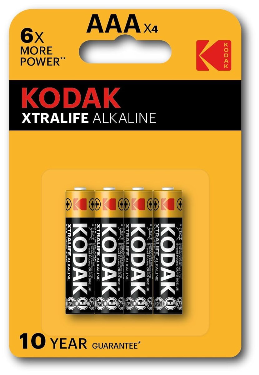 Kodak 30414129 Alkalin Pil, Siyah