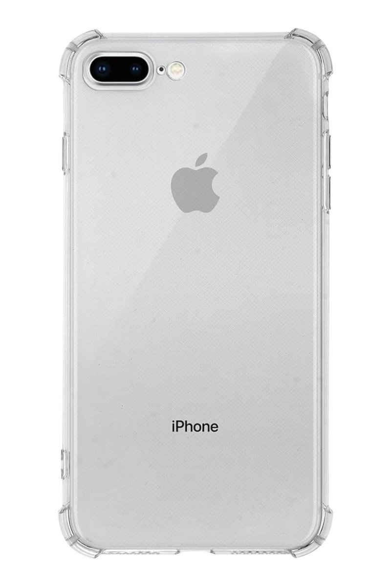 KZY İletişim Apple KZY İletişim iPhone 8 Plus ile uyumlu ile Uyumlu Kapak Köşe Korumalı Airbag Antishock Silikon Kılıf