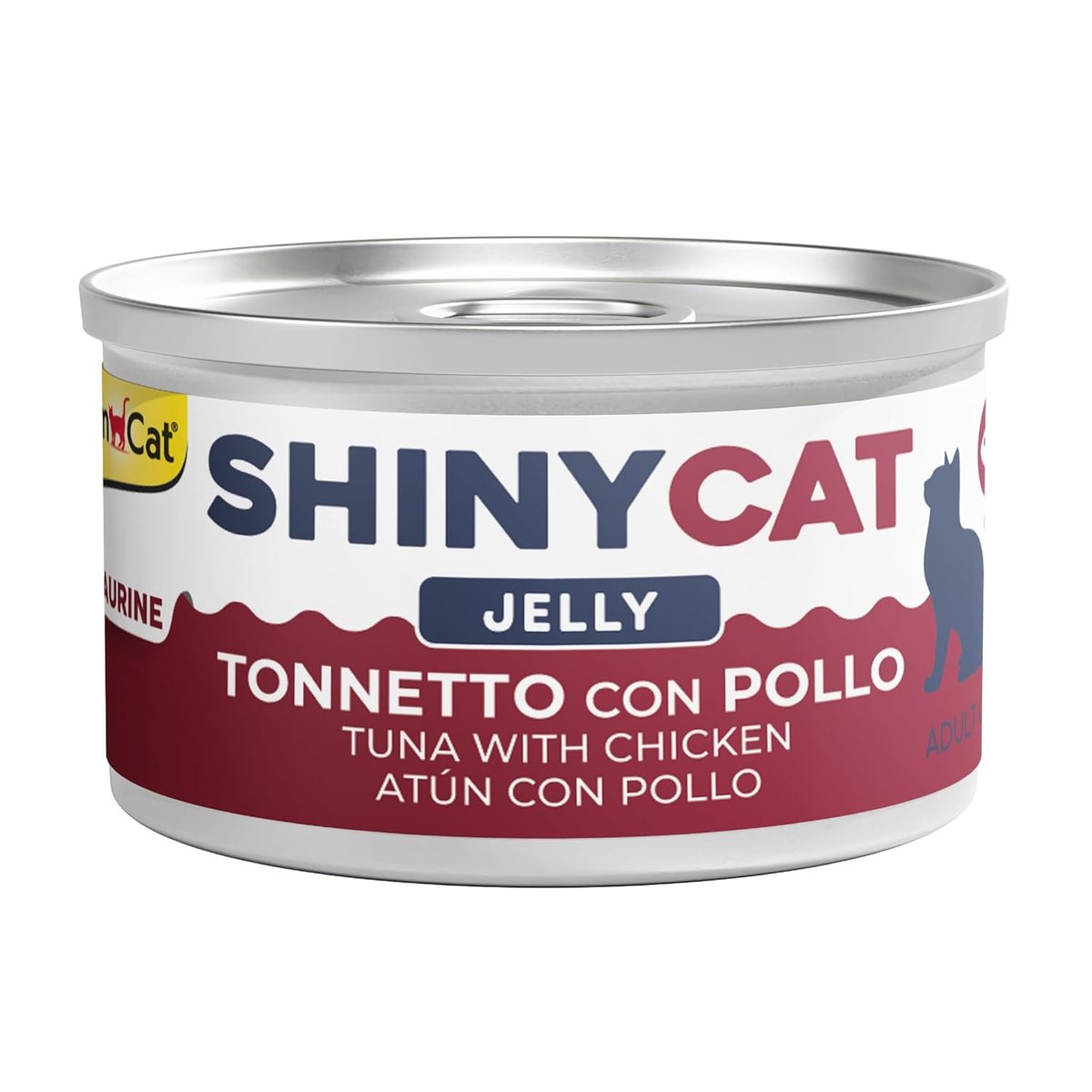 GimCat Shinycat Konserve Yaş Kedi Maması, Tuna Balıklı Tavuklu, 70 g