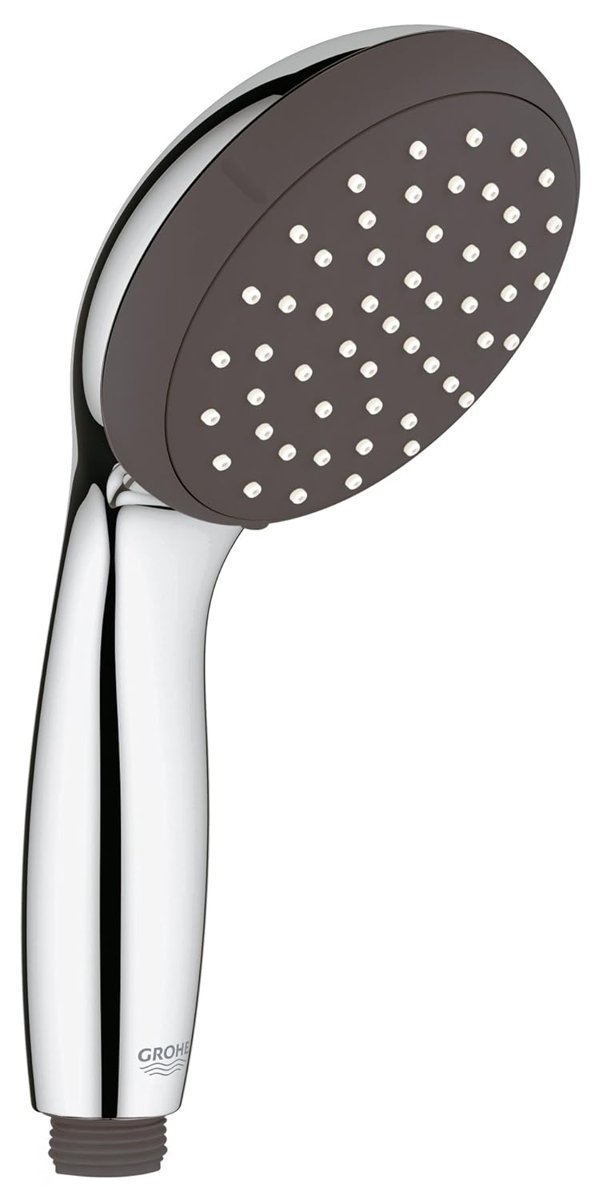 GROHE Vitalio Comfort 110 El Duşu, 2 Akışlı (Yağmur  Jet), SmartSwitch, 110mm Kare Duş Başlığı, Düşmeye Dayanıklı Silikon Halka, Kireç Önleyici Sistem, Krom, 26397001