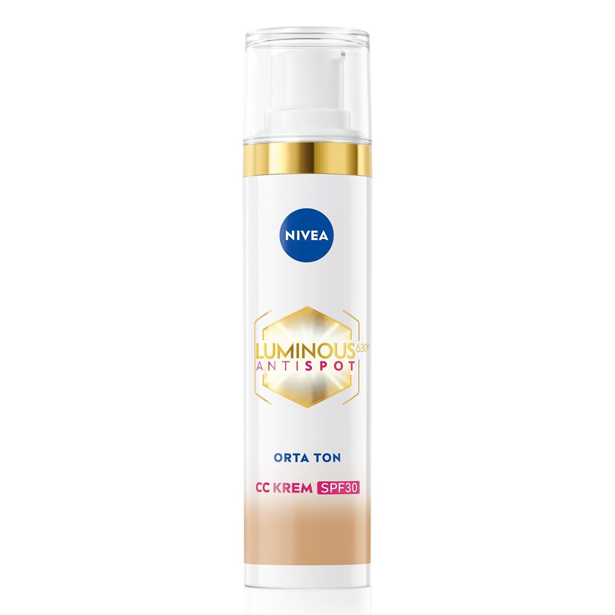 NIVEA Luminous630 Leke Karşıtı Krem CC Fluid SPF30 Medium 40ml