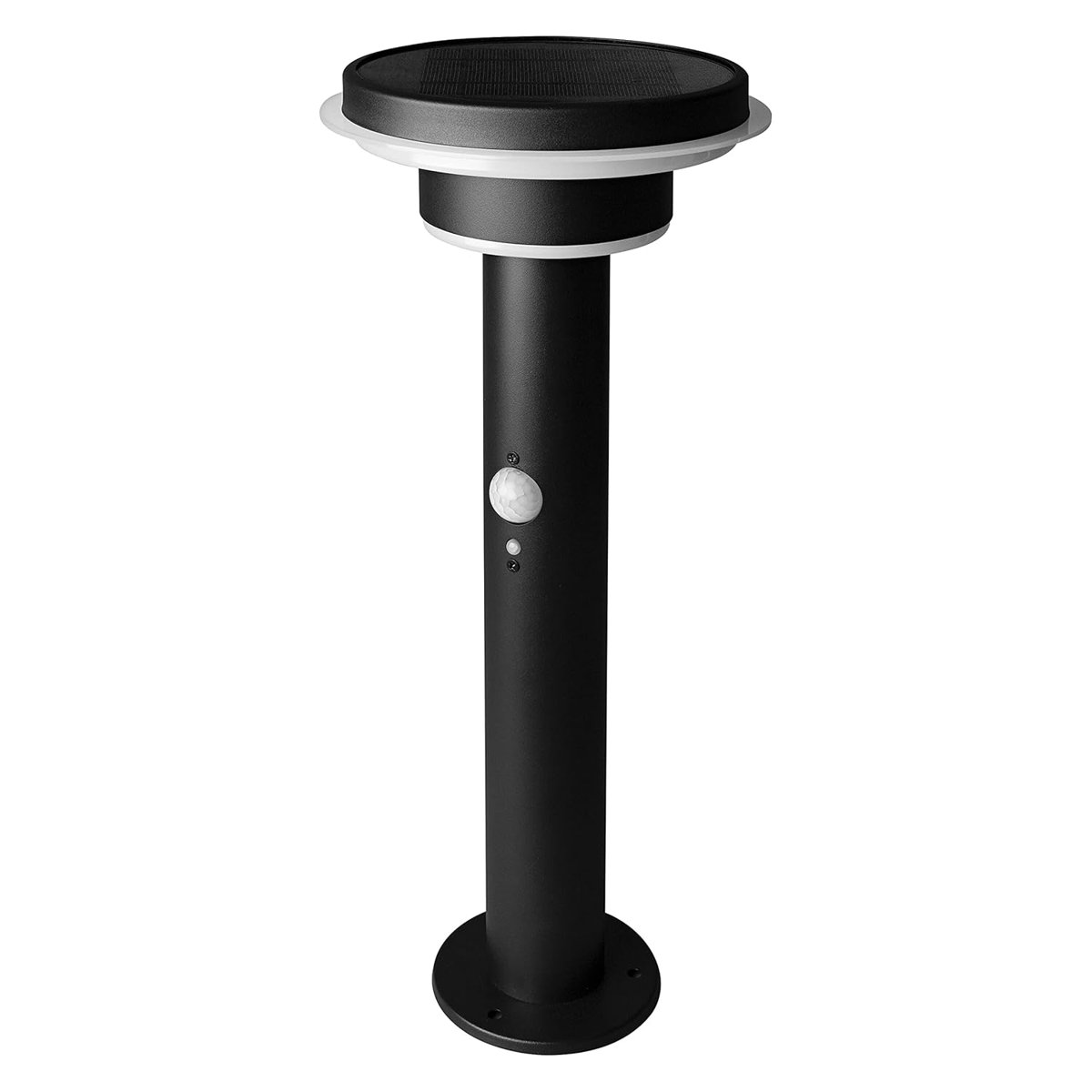 Ledvance Endura Style Solar Çift Daire Ayaklı Lamba, Paslanmaz Çelik, 6 W, Siyah, Tek Boy