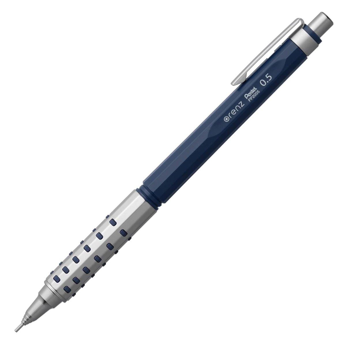 Pentel 0.5 mm - Mavi Gövde ORENZ AT Teknik Çizim ve Yazı Versatil MAVİ