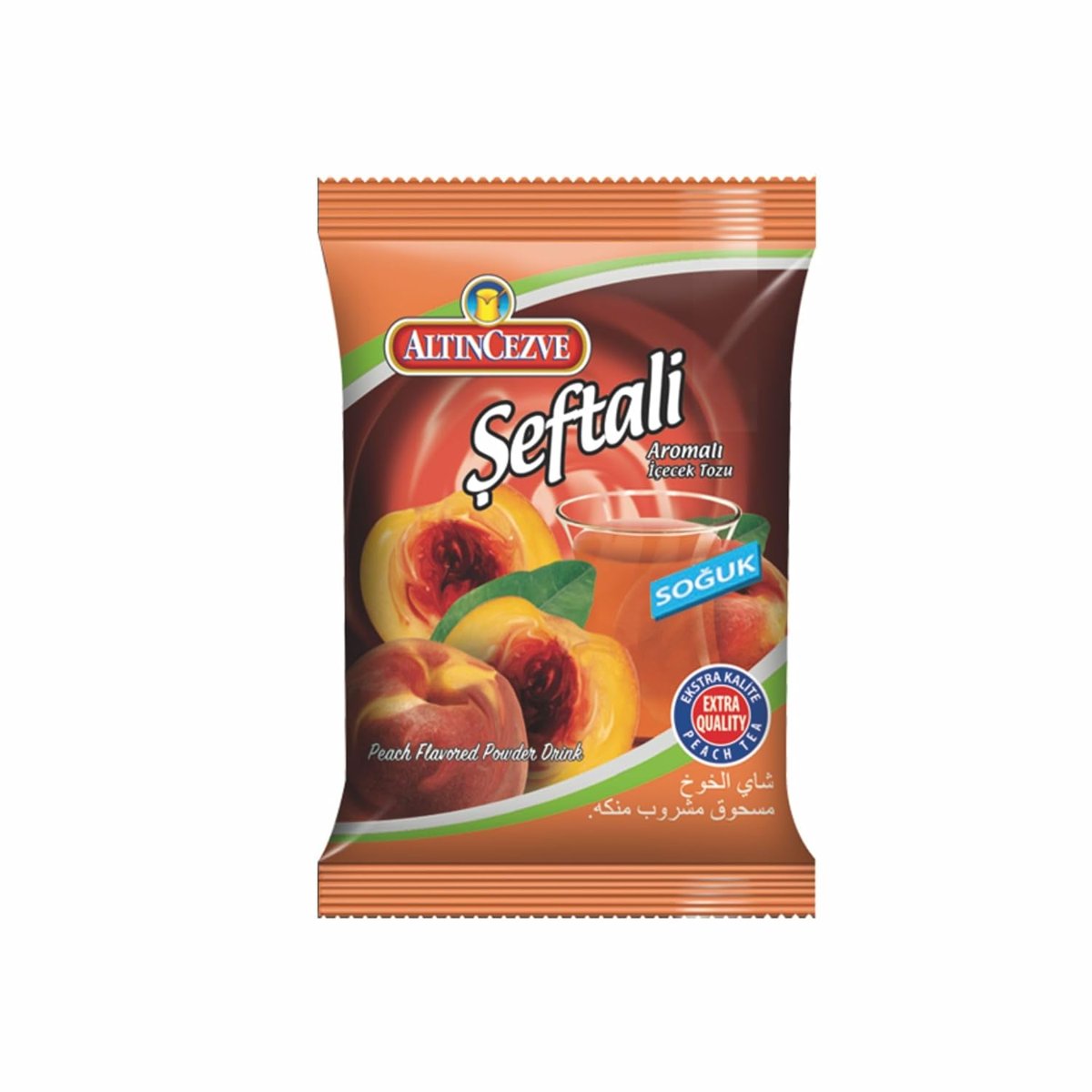 Altıncezve Şeftali Aromalı Toz İçecek - Soğuk Şeftali 450 Gr