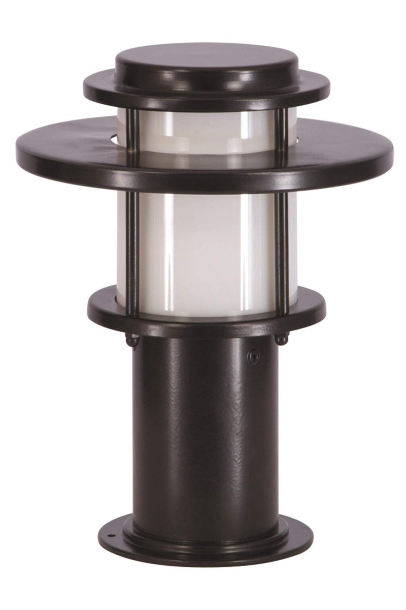 AVONNI BSU-68147-BSY-K Siyah Elektrostatik Toz Boyalı Dış Mekan Aydınlatma, E27, Aluminyum, Polikarbon Cam, 25cm