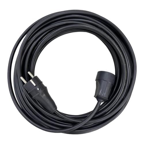 30 METRE 3x2,5 MM CCA TTR TEKLİ SİYAH RENK TOPRAKLI KAUÇUK SEYYAR ELEKTRİK KABLOSU