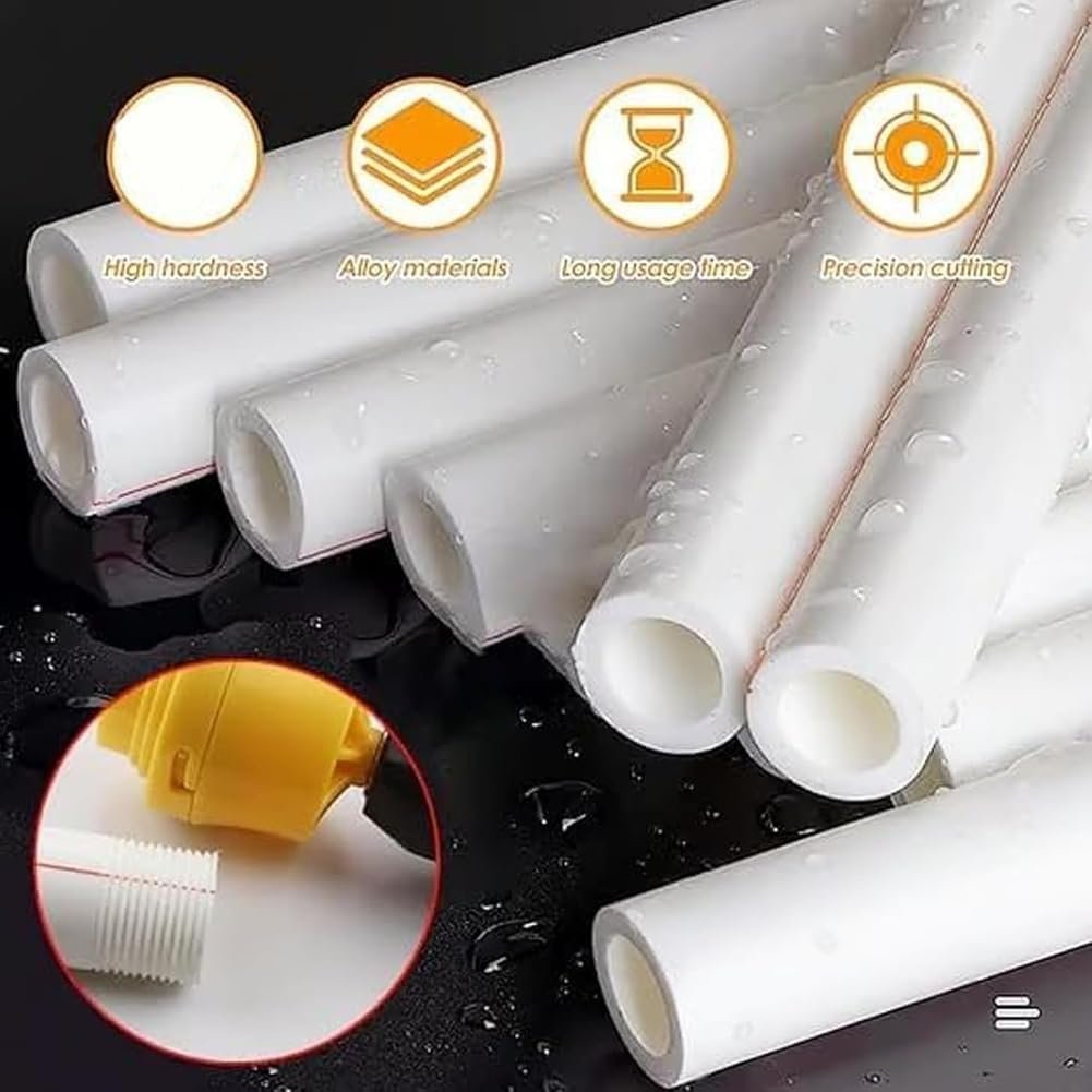 AEE® PPRC Su Borusu Dış Diş Açma Aparatı Seti – 1/2'' | 3/4'' | 1'' – Matkaba Takılabilir Diş Açma Ucu | Plastik Boru Dış Diş Açma Kalıbı, Dayanıklı Metal Set, Tesisat & Tamir İçin
