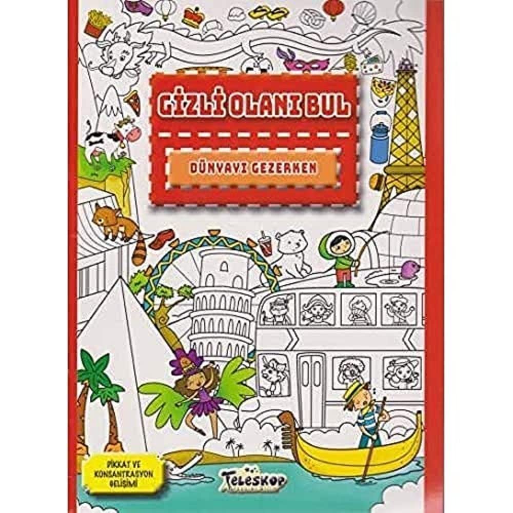 Gizli Olanı Bul-Dünyayı Gezerken (Kapak Resmi değişebilir)