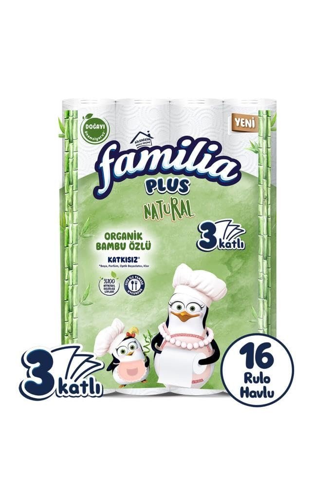 Familia Plus Natural 16'lı Kağıt Havlu