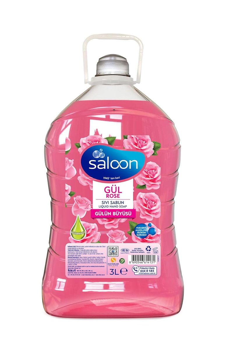 SALOON Sivi Sabun Gül 3 L