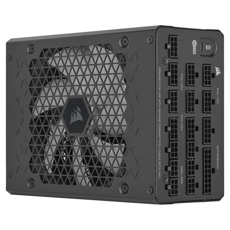 CORSAIR HXi Serisi (2025), HX1500i, 1500 Watt, 80+ Platinum, Tam Modular Güç Kaynağı (CP-9020309-EU)