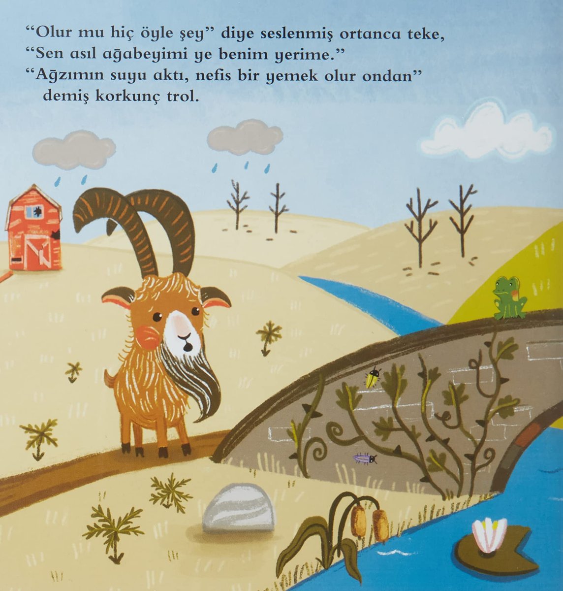 İlk Öyküler - Hareketli Üç Huysuz Teke (Ciltli)