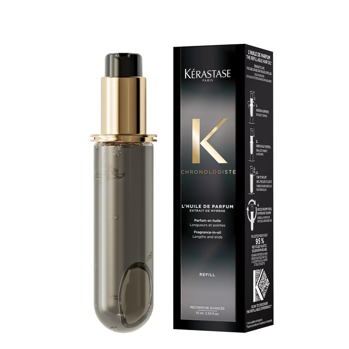 Kerastase Chronologiste L'huile De Parfum Canlandırıcı Saç Bakım Yağı Yedek Şişe 75 ml