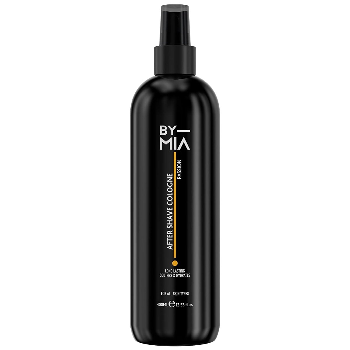 BY MIA Tıraş Sonrası Kolonya, Traş Losyonu - Passion 400 ml | Limon, Portakal, Bergamot, Misk ve Odunsu Notalar | Rahatlatıcı ve Ferahlatıcı Tıraş Sonrası Losyon