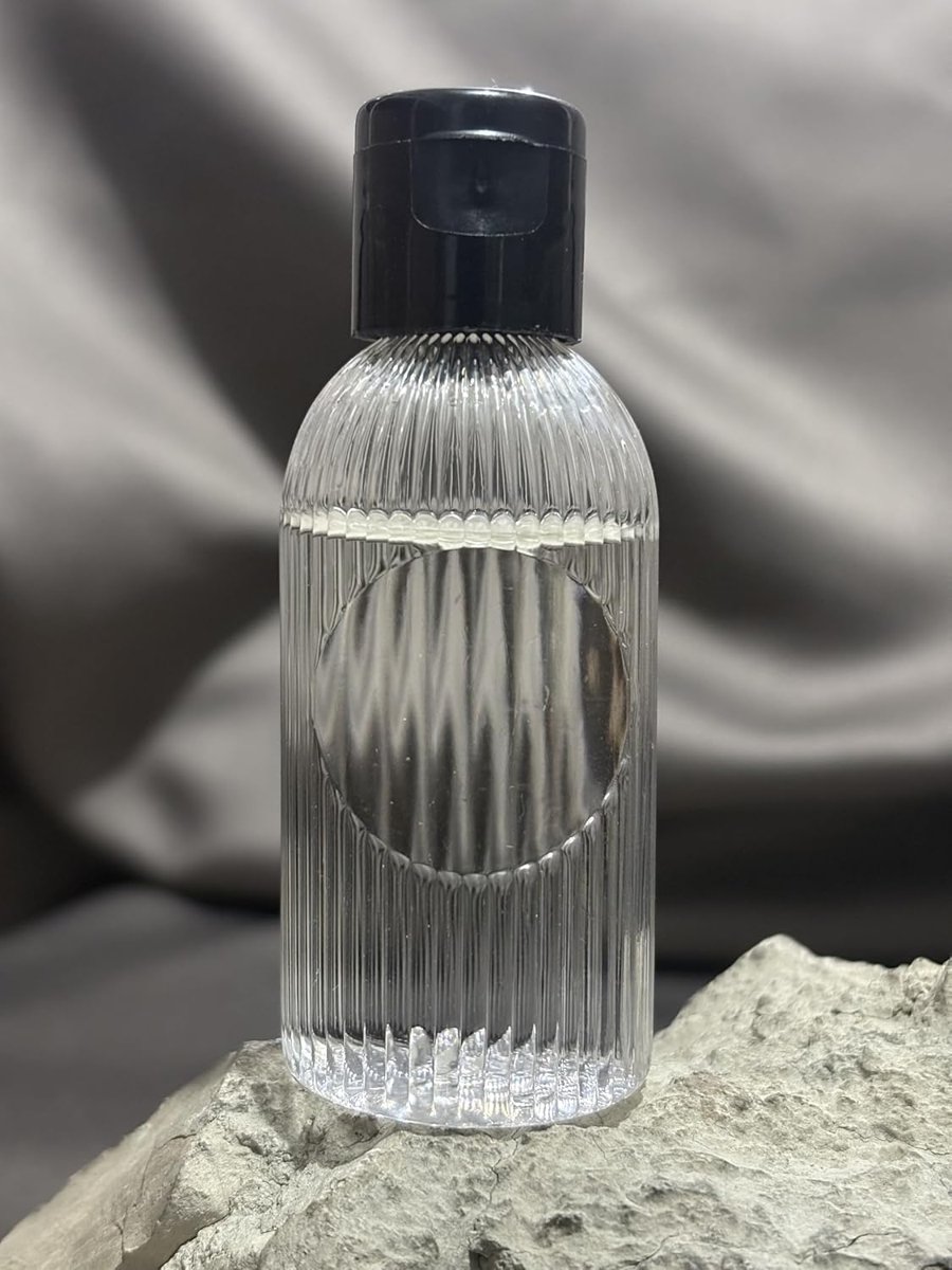 50 Adet 50 ML Boş Plastik Şişe DNZ21 Siyah Kapak