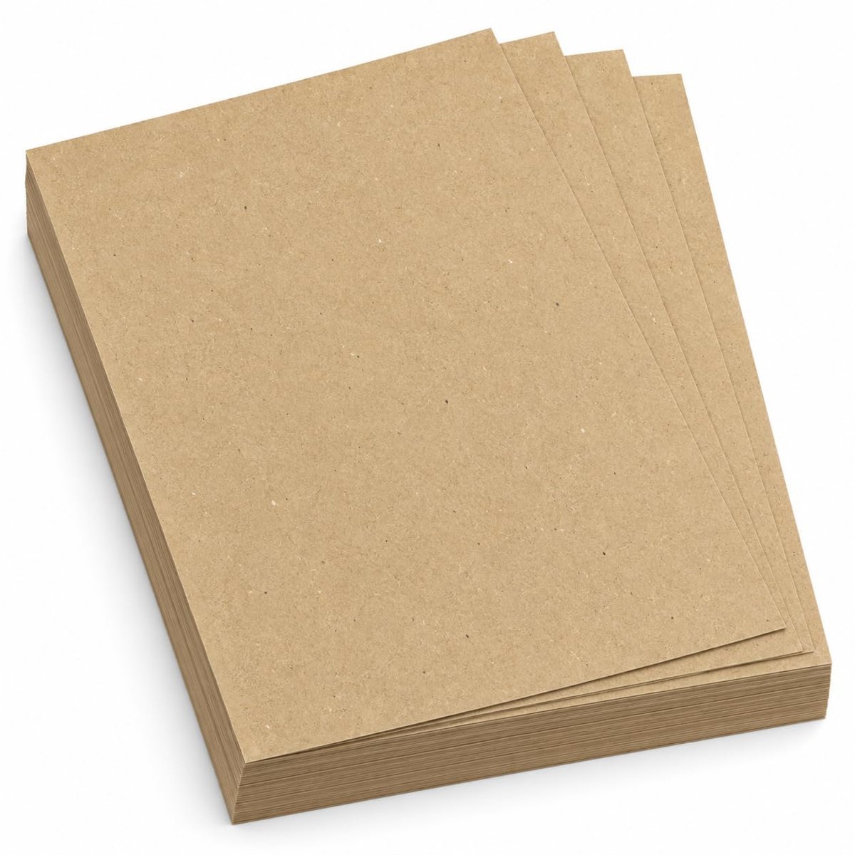 A4 Kraft Kağıdı, 100 Adet, 21 x 29,7 cm, Kahverengi, Hobi, El İşi, Çizim ve Hediye Notları İçin