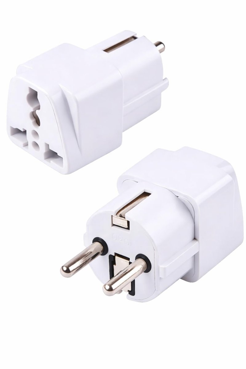 Hadron 4’ü 1 Arada Uluslararası Seyahat Priz Adaptörü, ABD, AB, İngiltere, Avustralya Fiş Tipi, Çoklu Cihaz Şarj, Kompakt ve Taşınabilir Dönüştürücü, Akıllı Telefon Tablet Laptop Uyumlu, Kaliteli ABS
