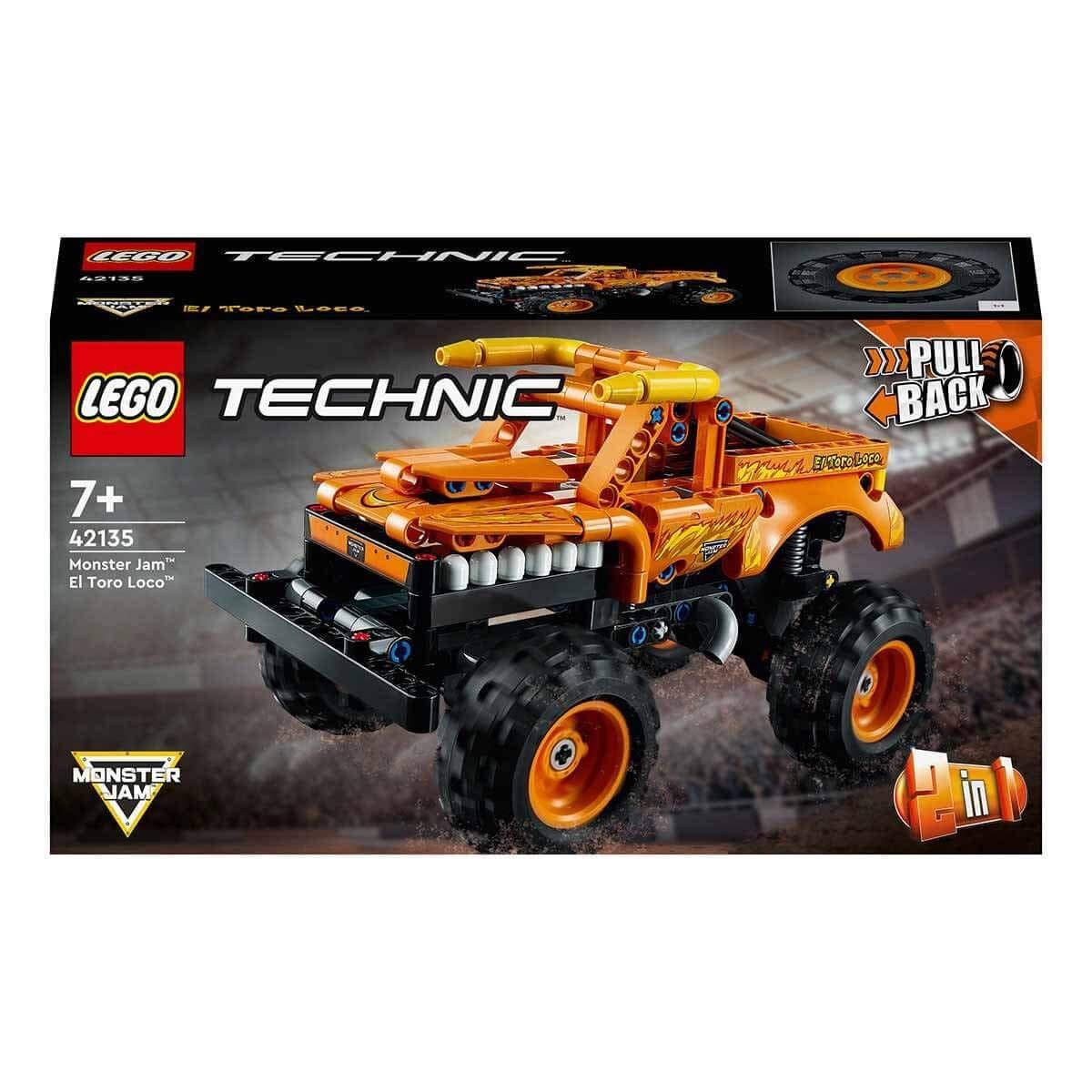 LEGO® Technic Monster Jam™ El Toro Loco™ 42135 – Araçları Seven Çocuklar İçin 2’si 1 Arada Yaratıcı