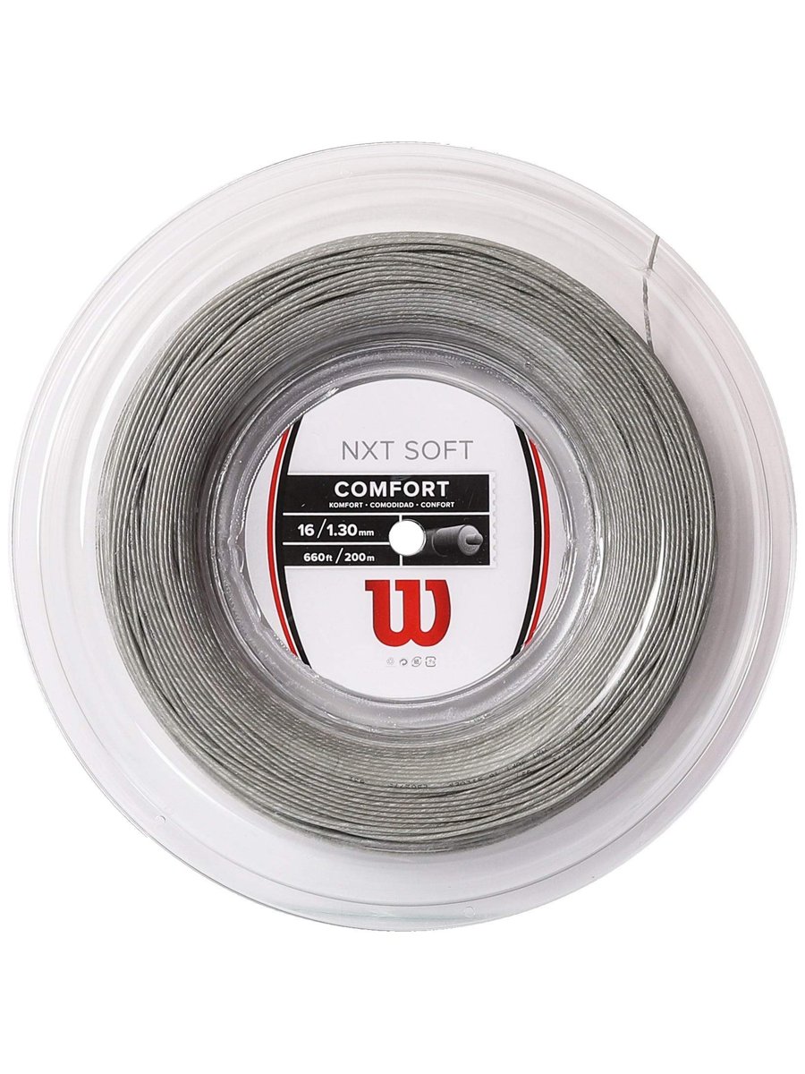Wilson NXT Soft 16 Tenis Raketi için, Çap: 1,30 mm, 200 m, Gümüş, WR830520316