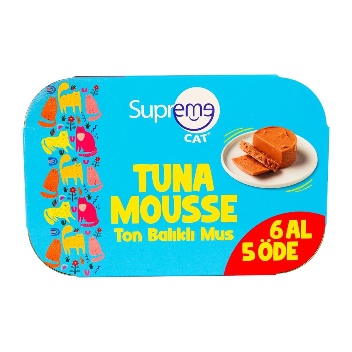 Supreme Cat Ton Balıklı Püre 85gr 6 Al 5 Öde Kedi Islak Mama