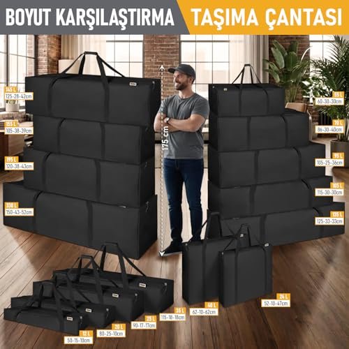 Haegs Taşıma Çantası, Çok Amaçlı Küçük Alet Çantası, Fermuarlı Dayanıklı, Kamp Malzemeleri Saklama Ç