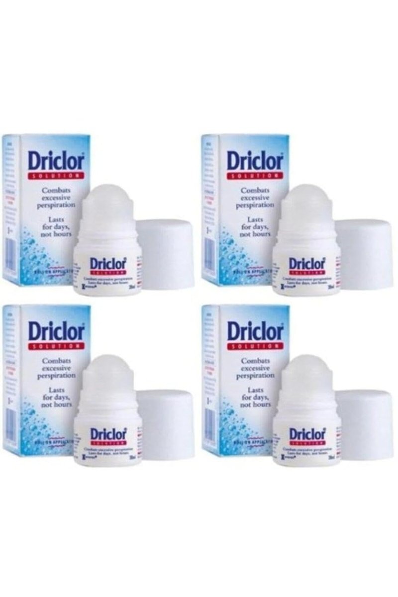 DRICLOR Anti Perspirant Roll On 20 ml X 4 Adet P02052